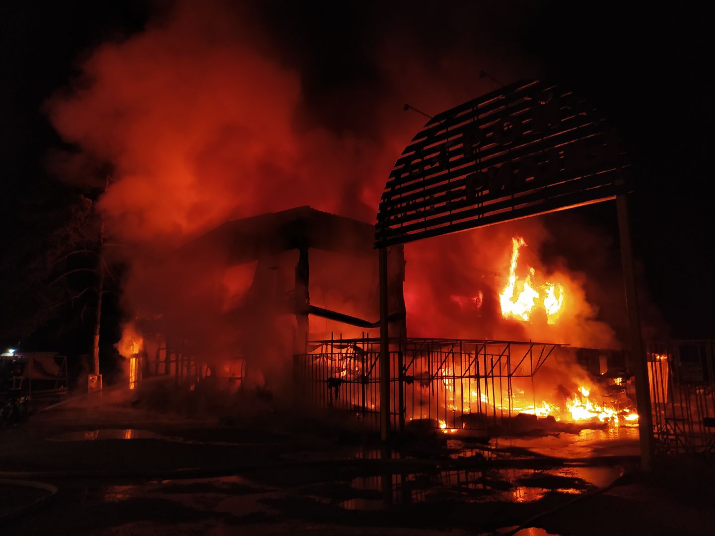 Нахабино, Красногорск, пожар, стройматериалы