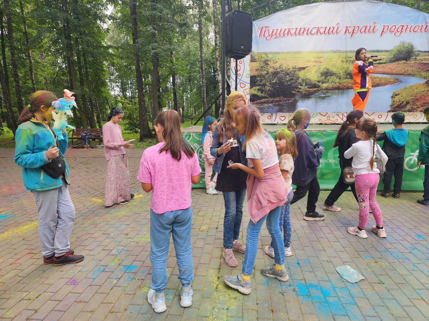 город танцует в парках, пушкино, праздник, день города,