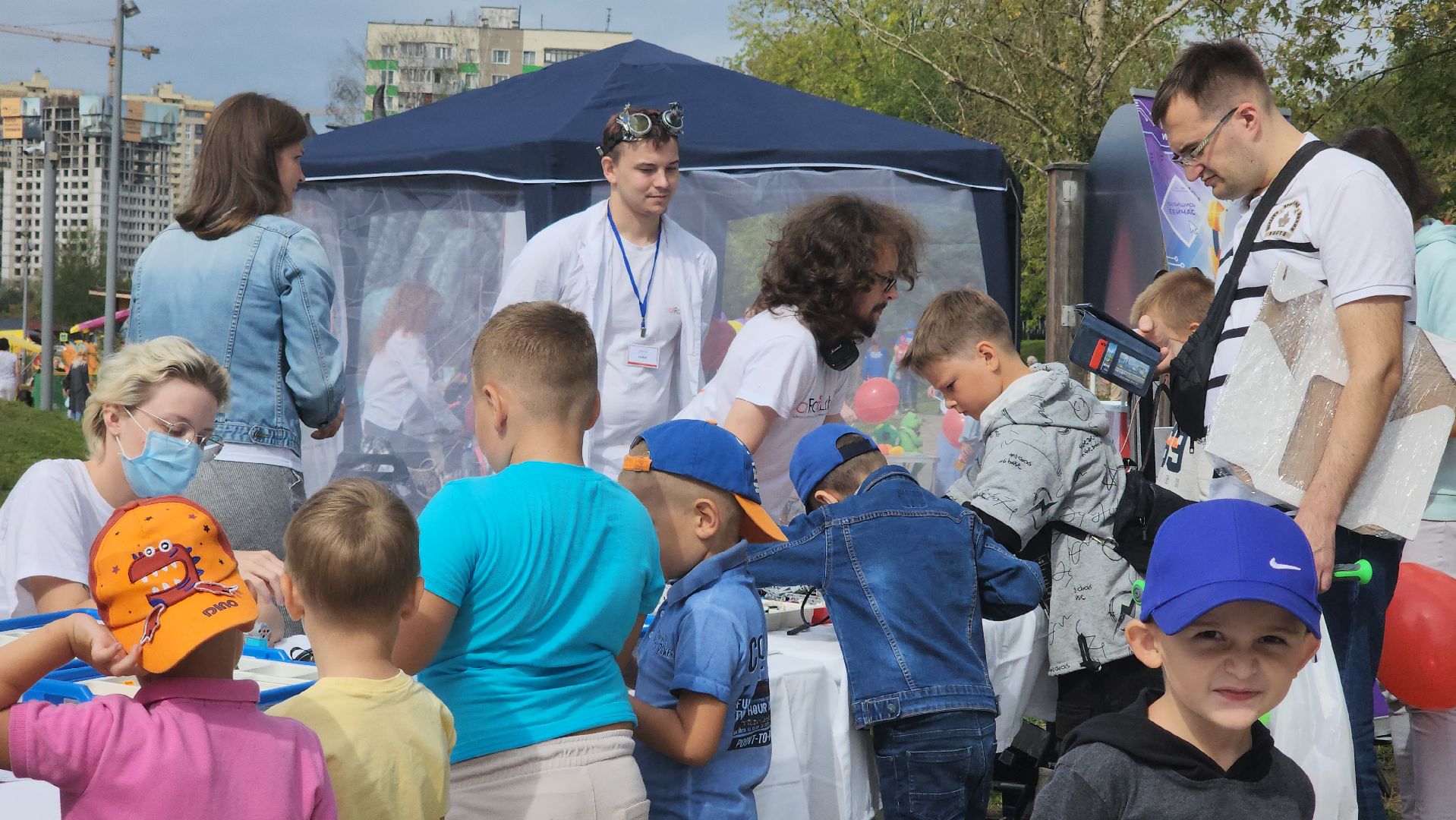 Пушкино, робототехника, День города, дети, общество