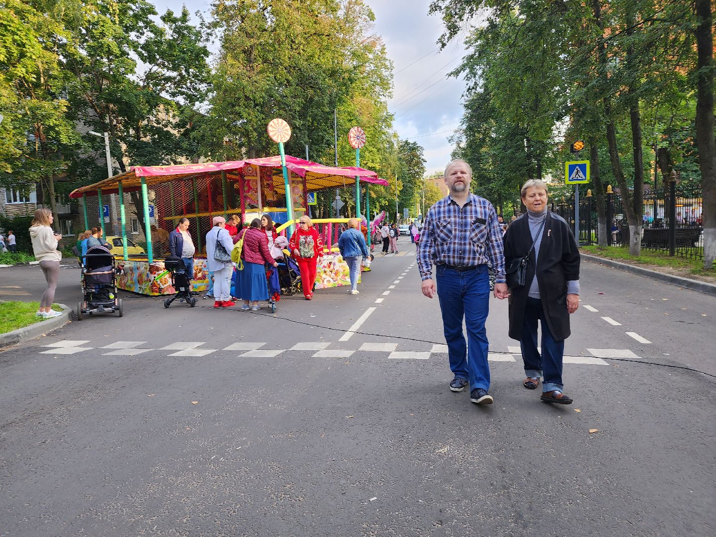 день города, пушкино, дорога, праздник,