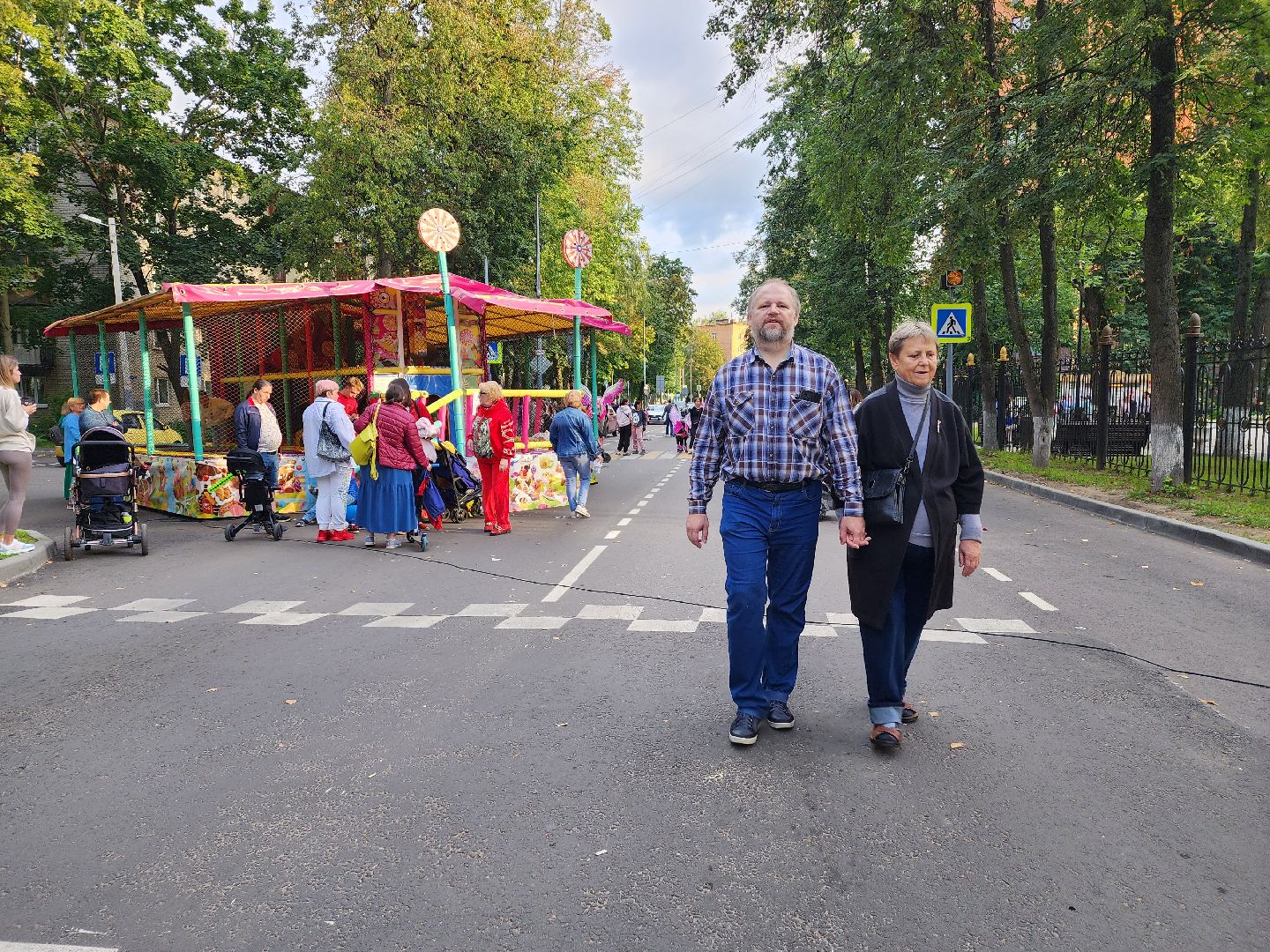 день города, пушкино, дорога, праздник,