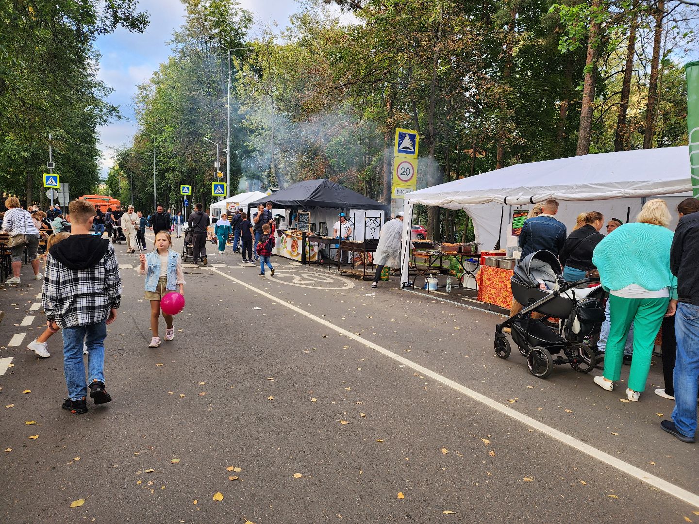 день города, пушкино, дорога, праздник,