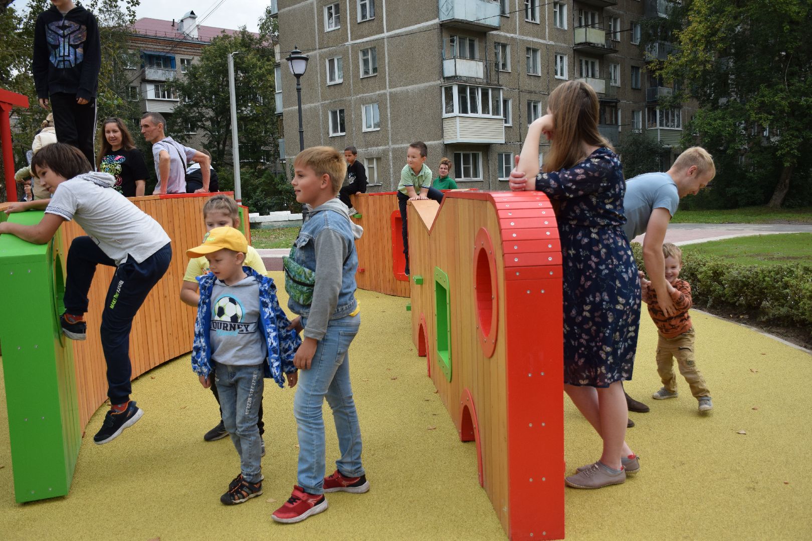 Павловский Посад, городской округ Павловский Посад, дети, площадка, строительство, сквер