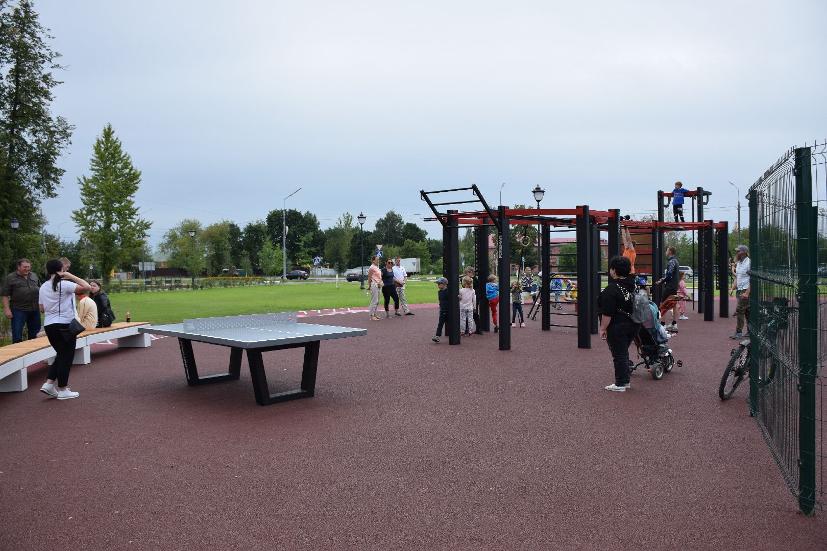 Павловский Посад, городской округ Павловский Посад, спорт, люди, дети, сквер, строительство