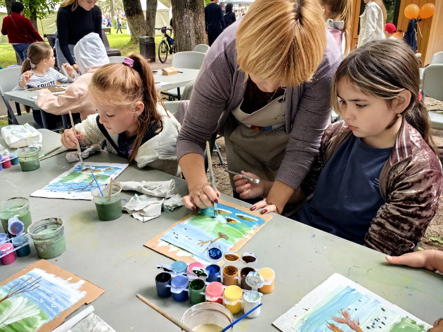 Мастер-класс, рисование, художник, краски, акварель