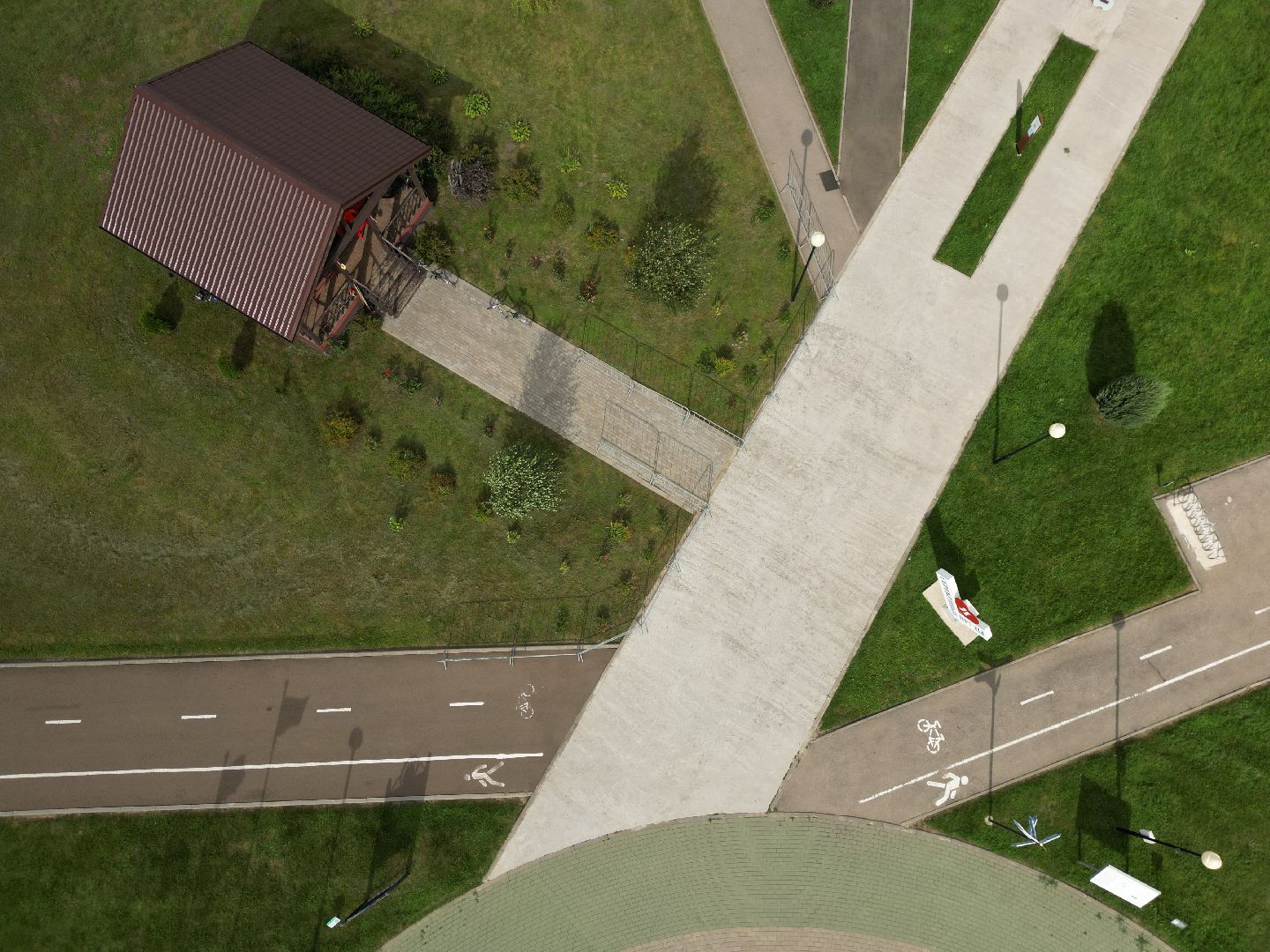 парк, отдых,видео с коптера,