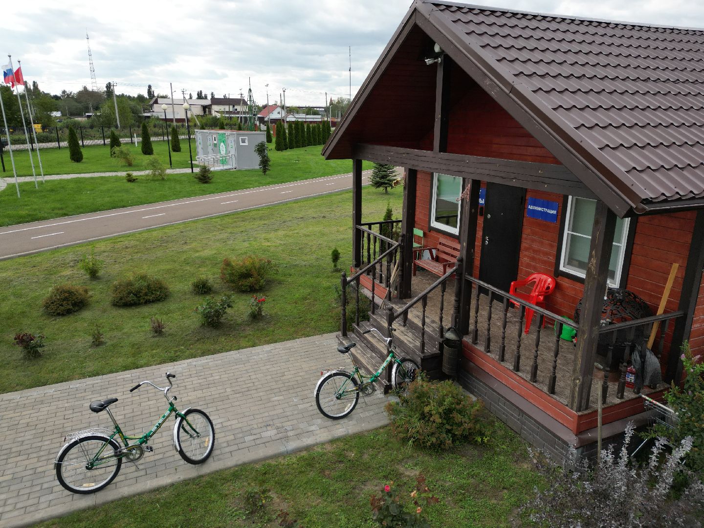 парк, отдых,видео с коптера,