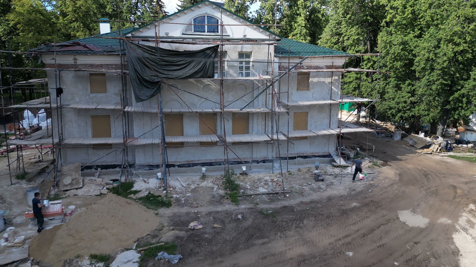 белая дача, котлеьники, усадьба,видео с коптера,