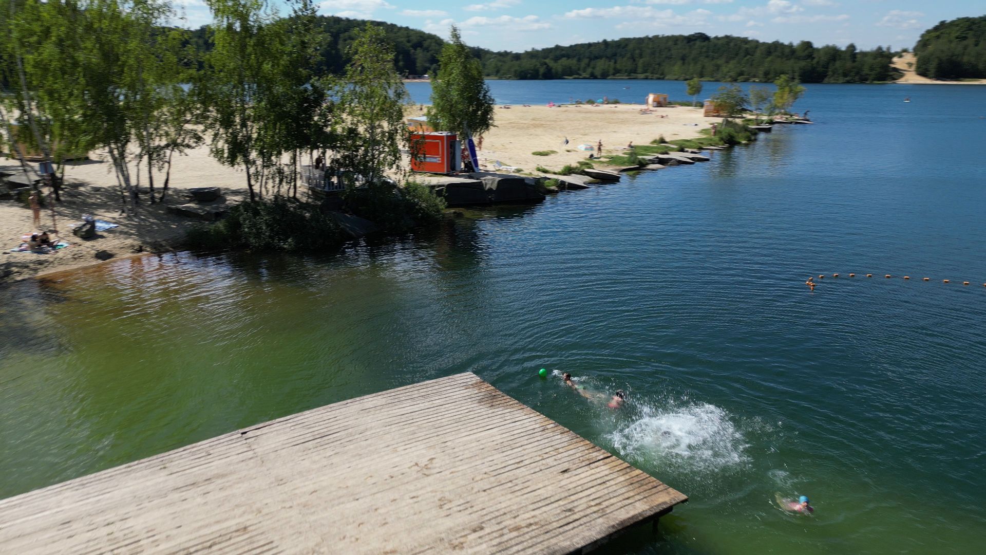 волкуша, карьер, пляж,видео с коптера,