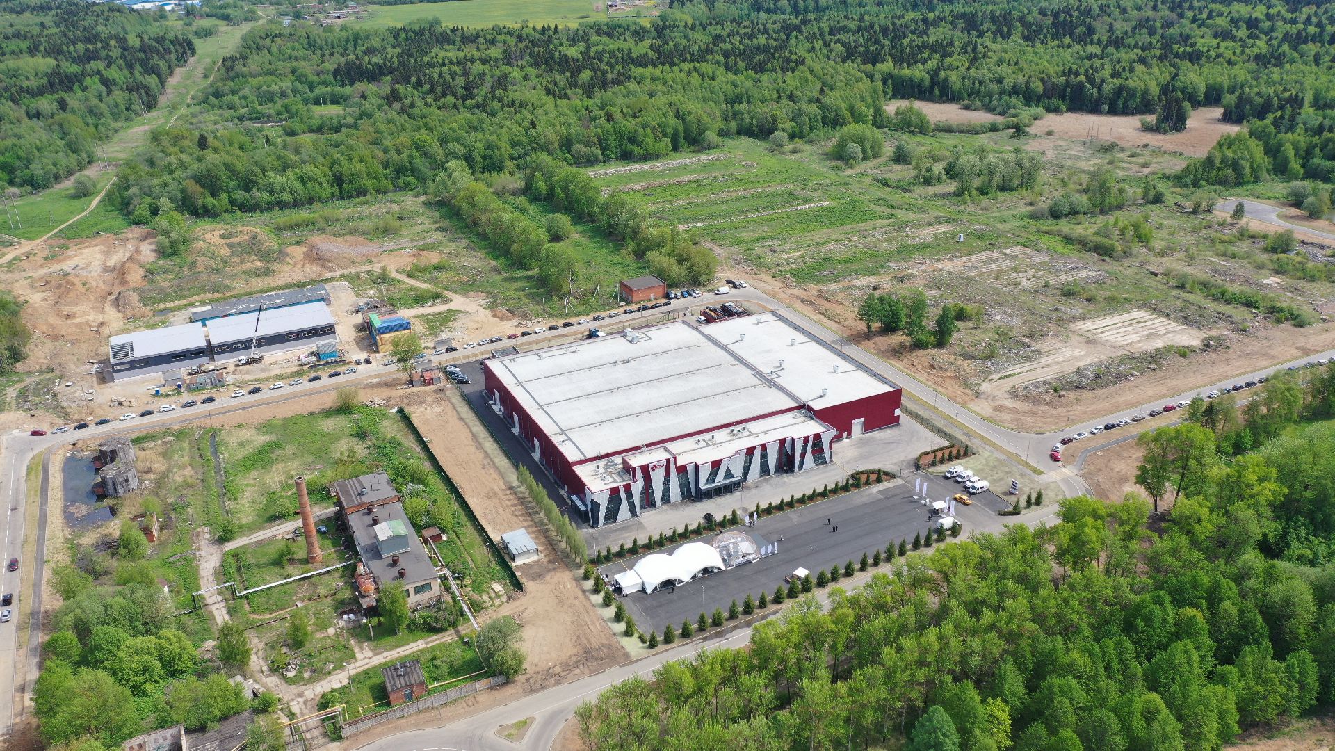 завод, нефть, металл,видео с коптера, экономика,