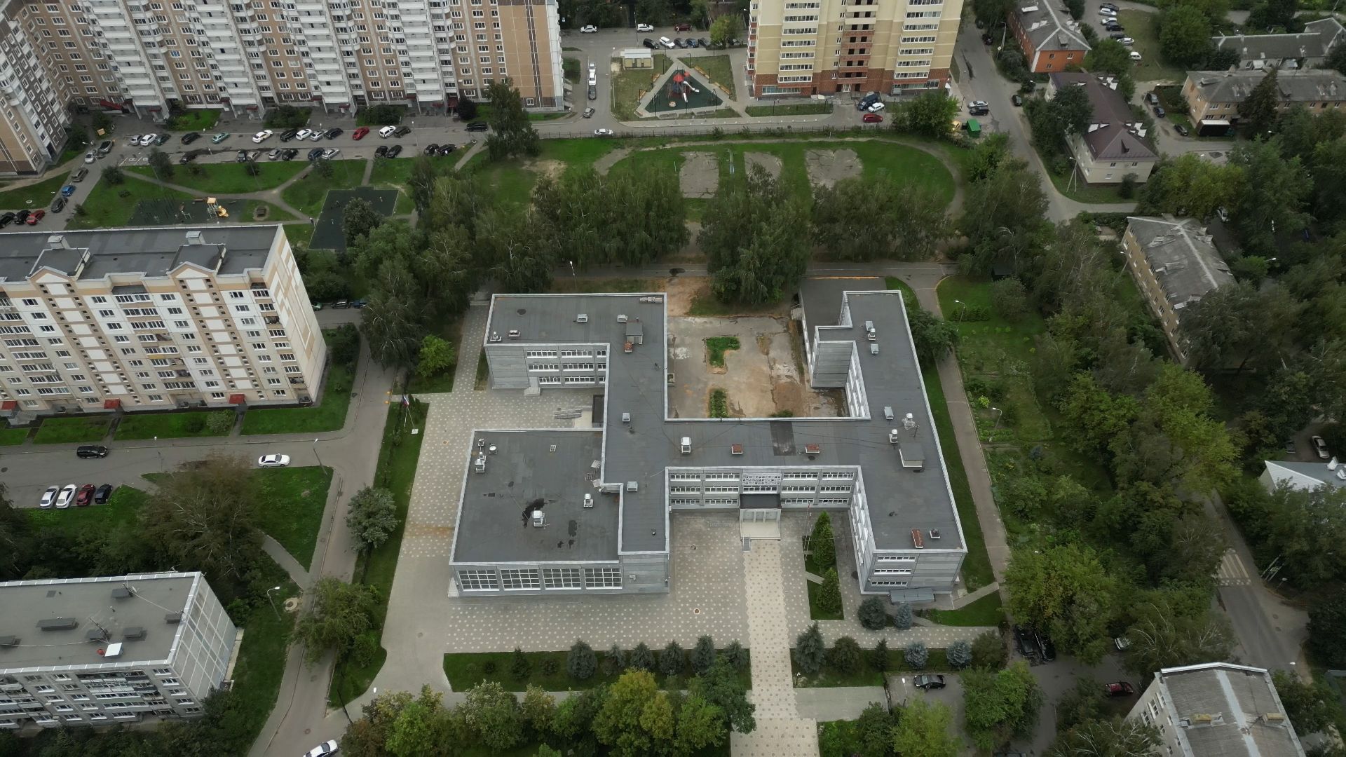 школа, образование,учеба, видео с коптера,