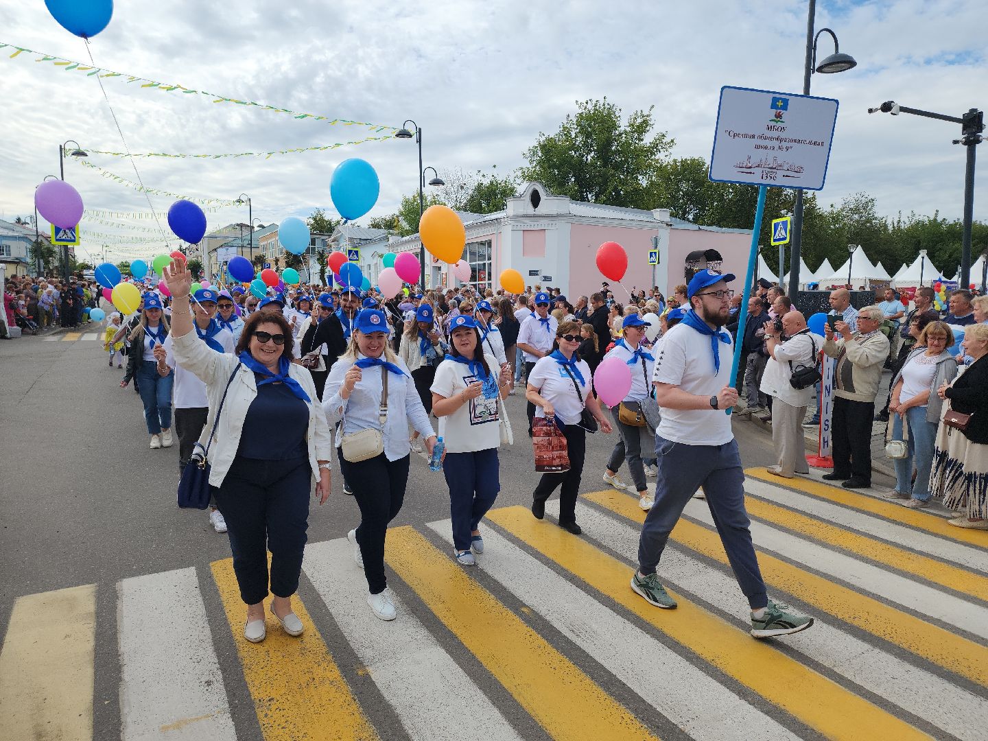 Кашира, День города, шествие, парад