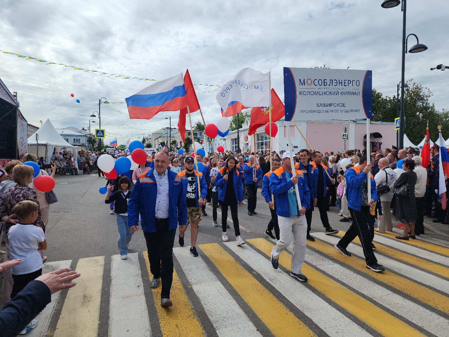 Кашира, День города, шествие, парад