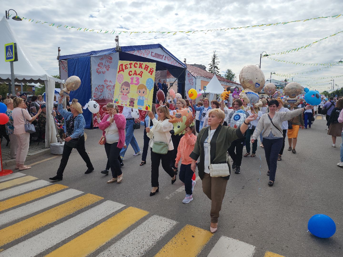 Кашира, День города, шествие, парад
