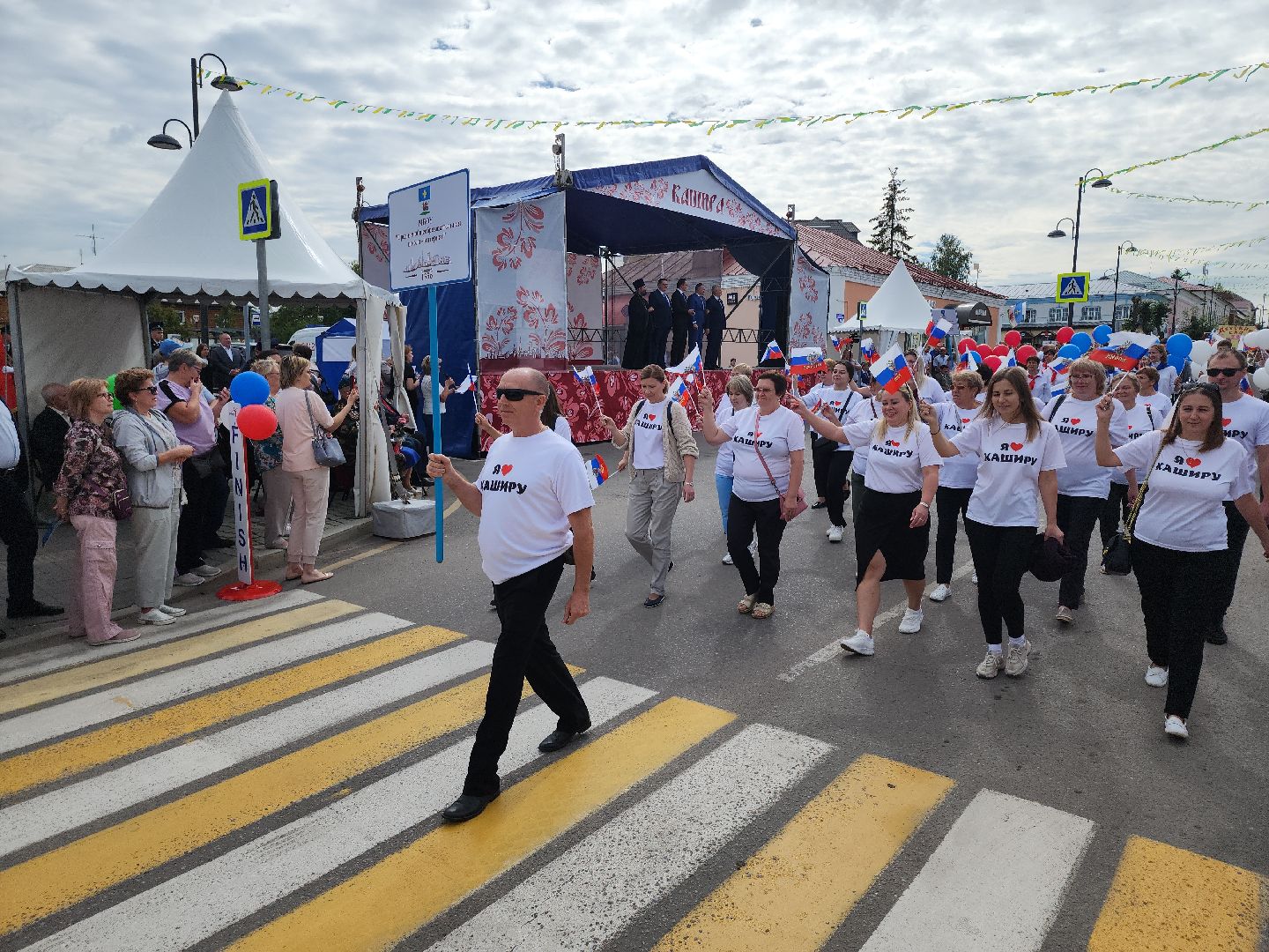 Кашира, День города, шествие, парад