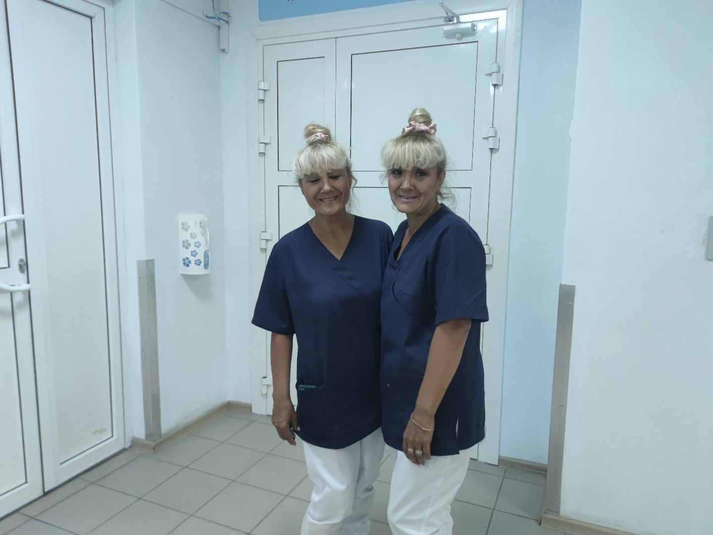 Сестры-близнецы, медсестры, фбуз мсч №9 фмба россии, Дубна