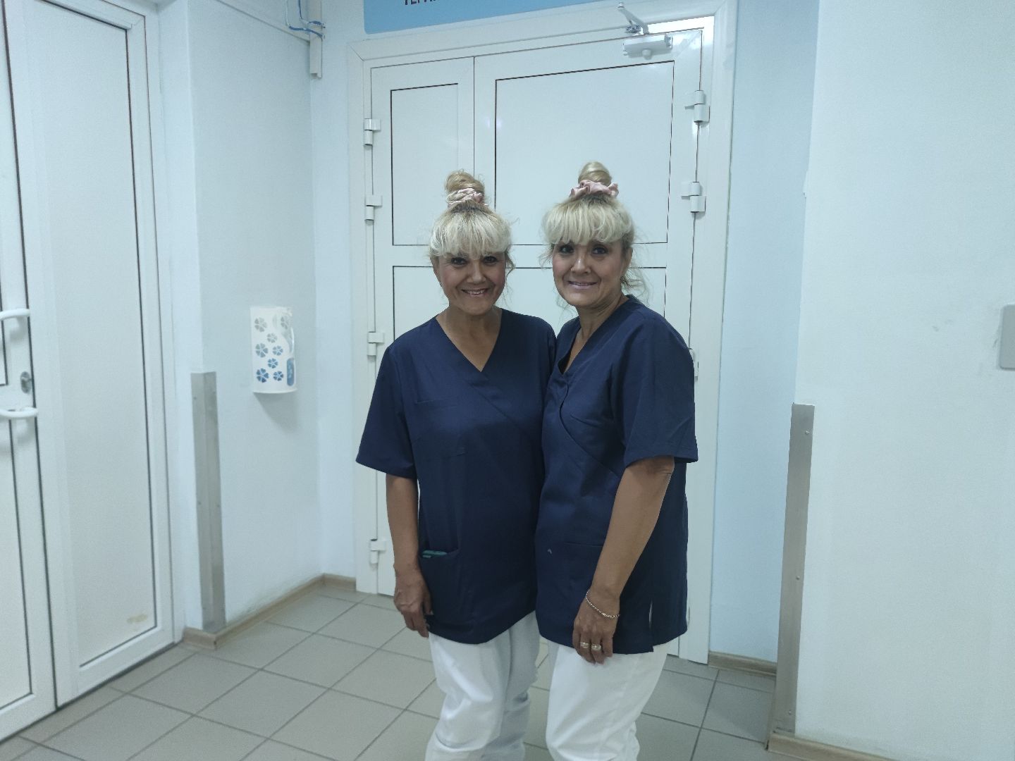 Сестры-близнецы, медсестры, фбуз мсч №9 фмба россии, Дубна