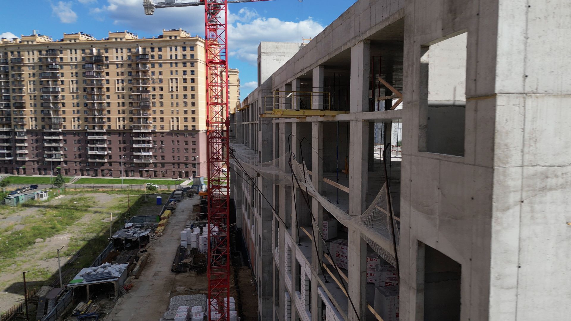 поликлиника, медицина,котельники, видео с коптера,