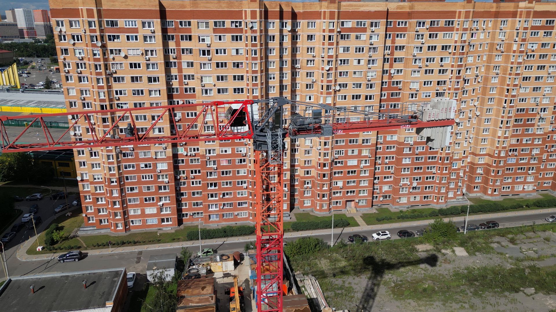 поликлиника, медицина,котельники, видео с коптера,