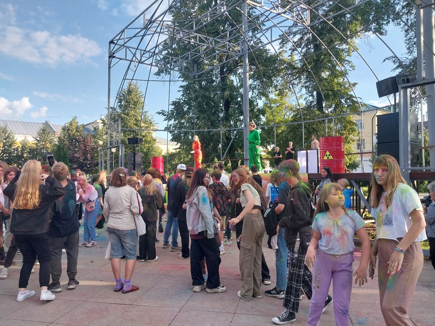 Коломна, фестиваль красок, лето