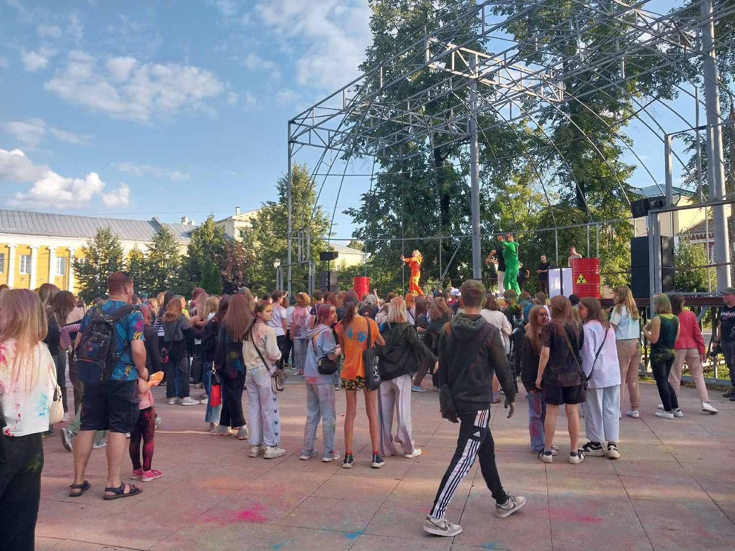 Коломна, фестиваль красок, лето