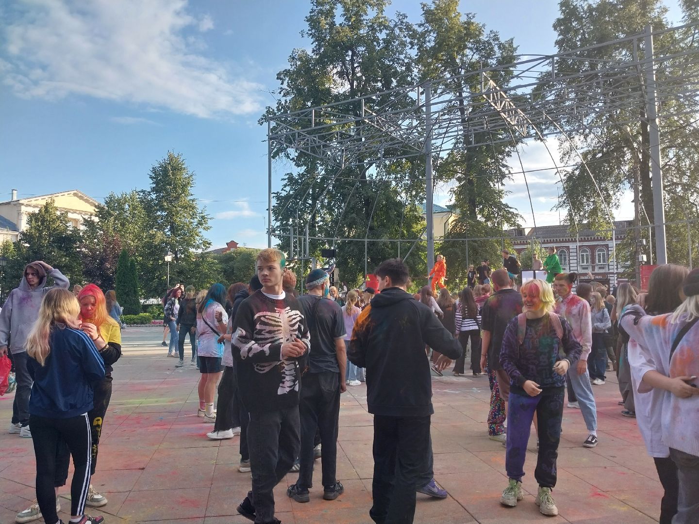 Коломна, фестиваль красок, лето