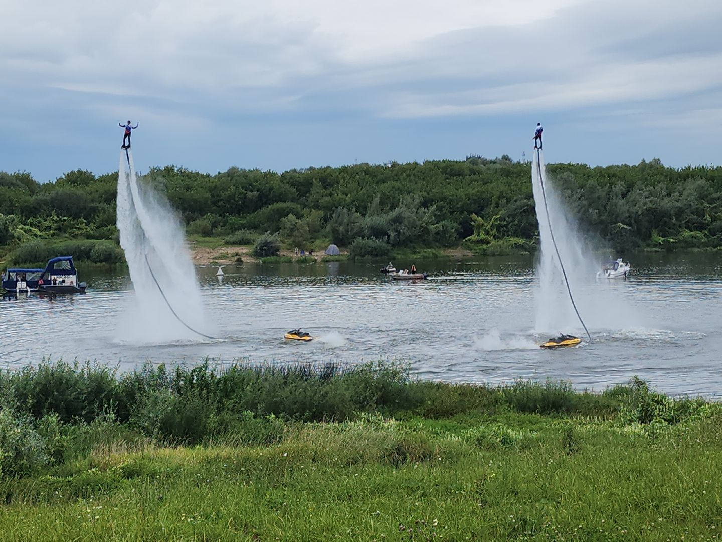 Кашира, День города, набережная, флайборд,