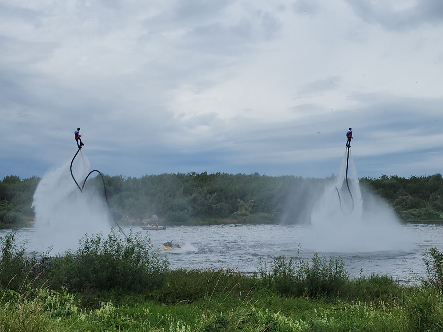 Кашира, День города, набережная, флайборд,