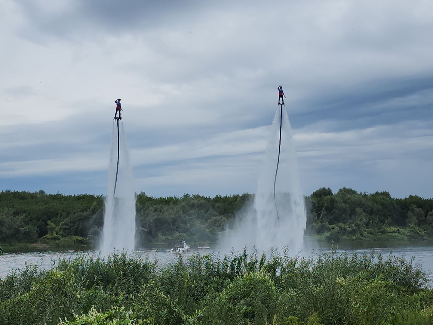 Кашира, День города, набережная, флайборд,
