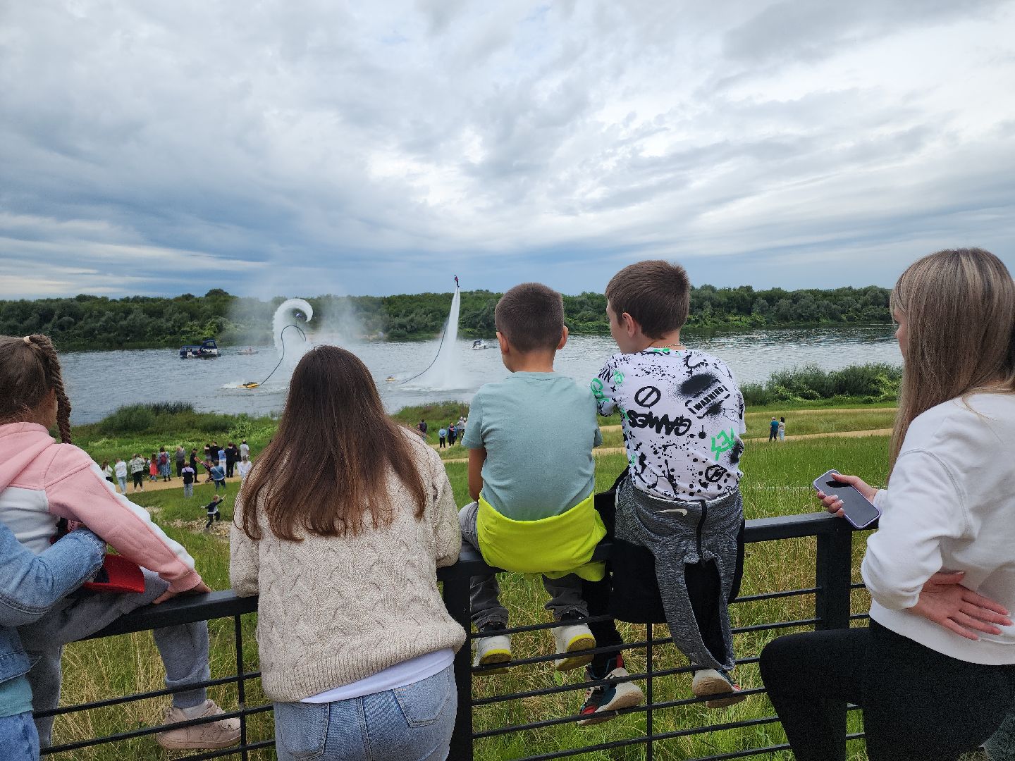 Кашира, День города, набережная, флайборд,