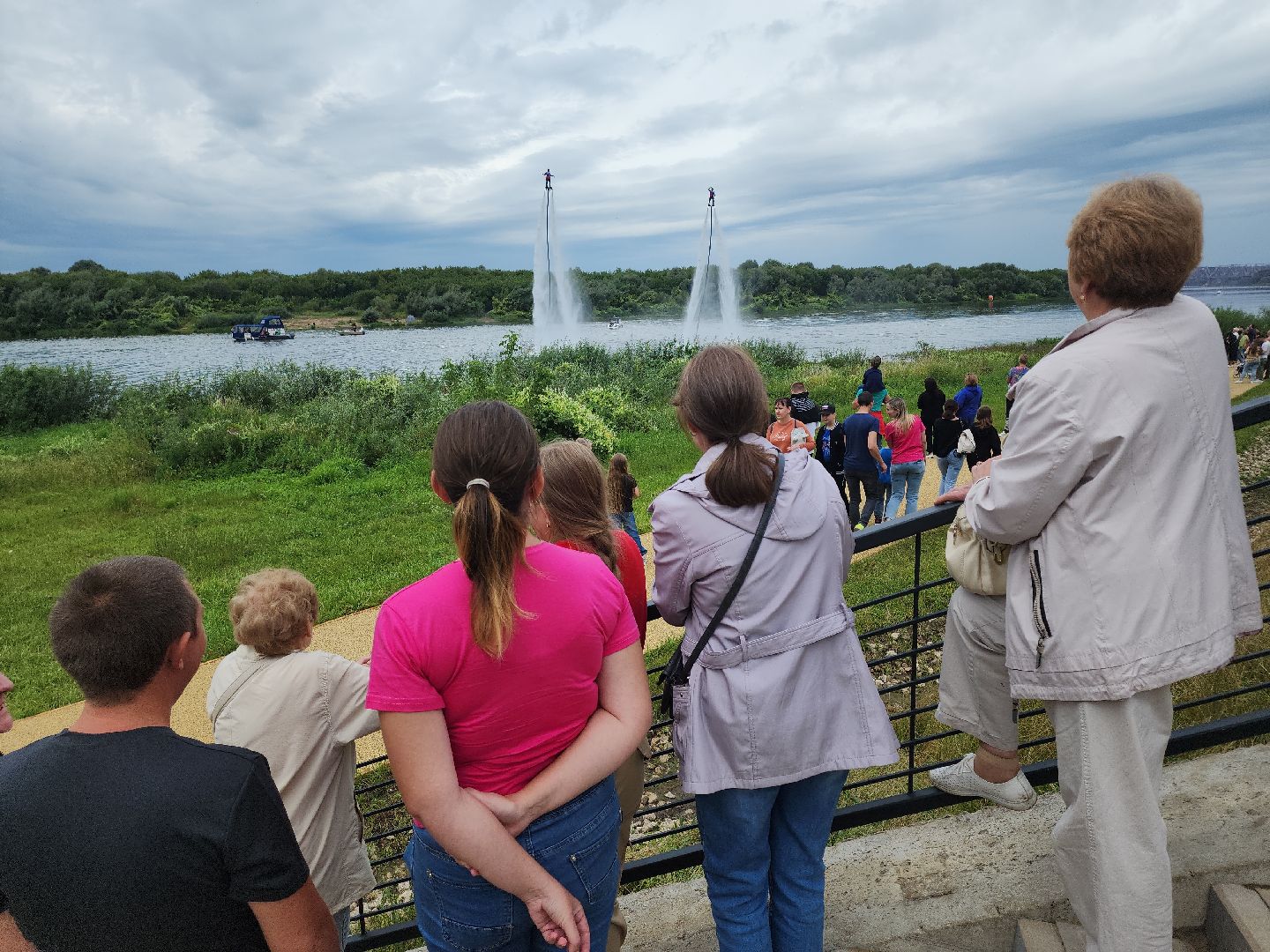 Кашира, День города, набережная, флайборд,