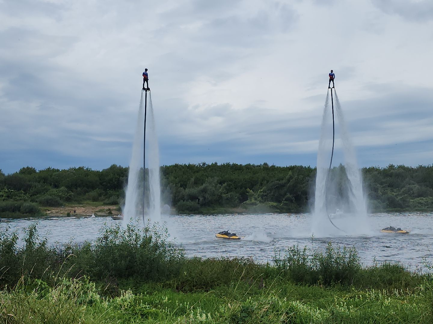 Кашира, День города, набережная, флайборд,