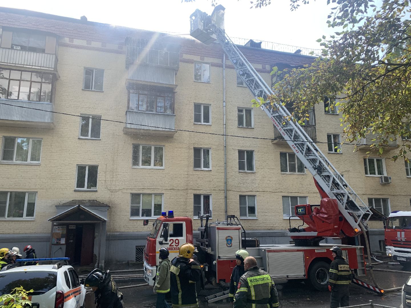 ЧП,ликвидация,Красногорск