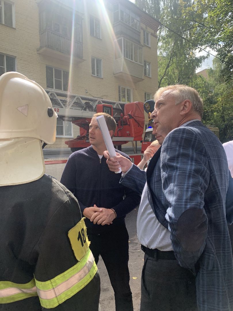 Красногорск, ЧП, глава администрации, пожар,жители