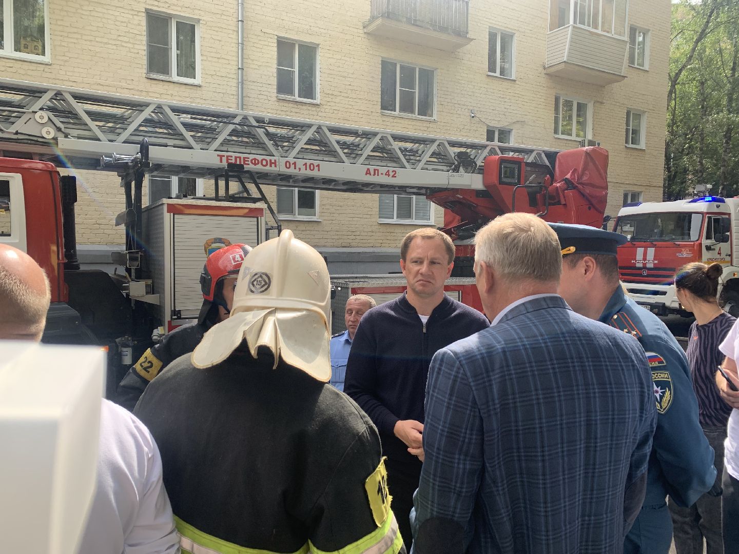 Красногорск, ЧП, глава администрации, пожар,жители