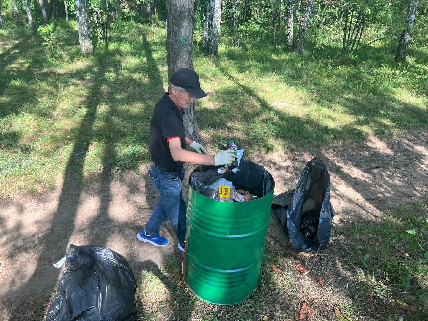 лесопарк, благоустройство, уборка мусора, Котельники