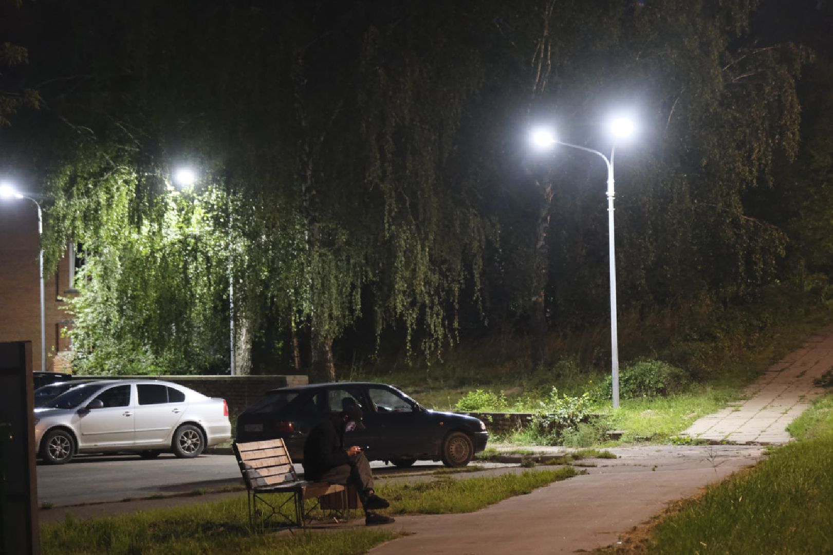 Пущино, освещение