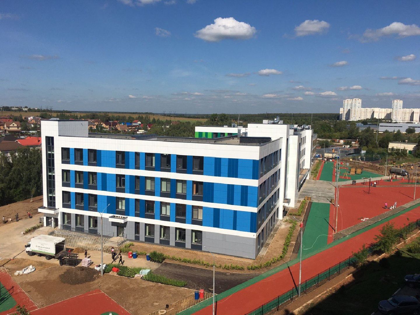 Чехов, школа, строительство, открытие, День знаний