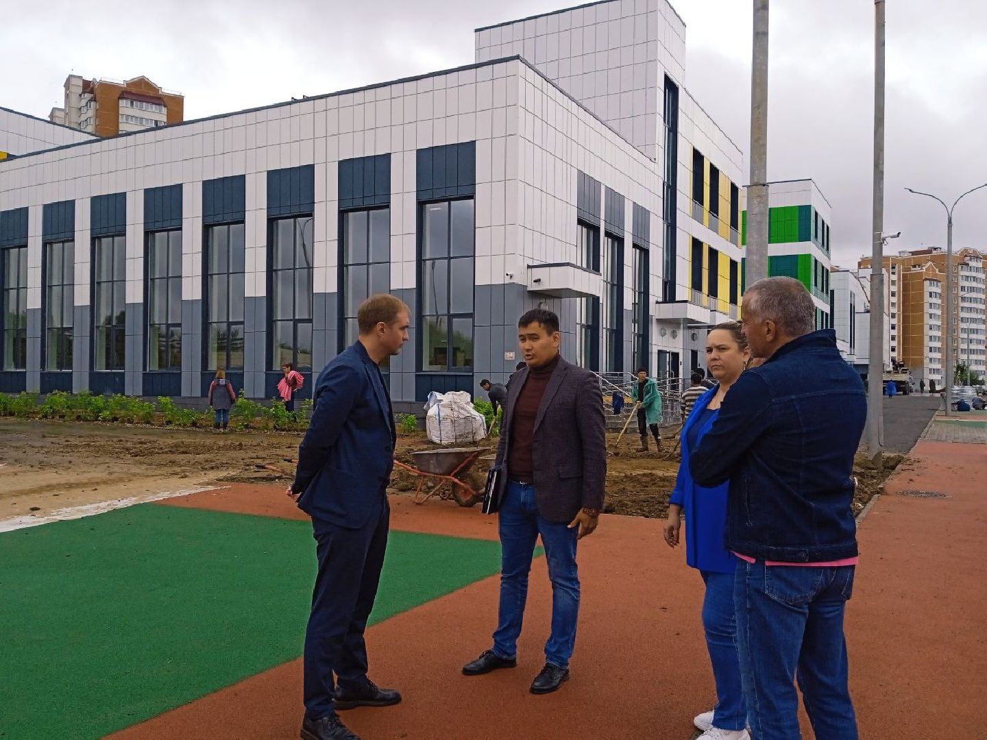 Чехов, школа, строительство, открытие, День знаний