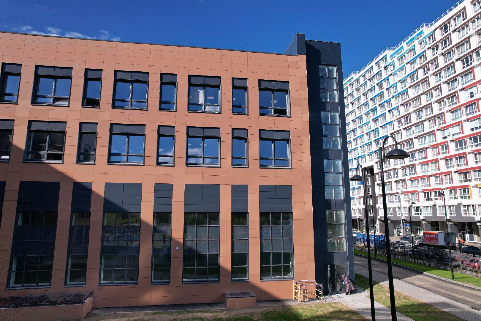 школа, учеба, дети,королёв, видео с коптера,