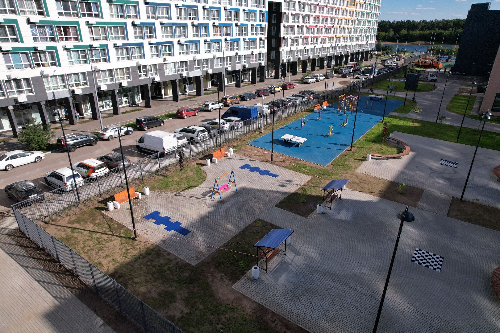 школа, учеба, дети,королёв, видео с коптера,