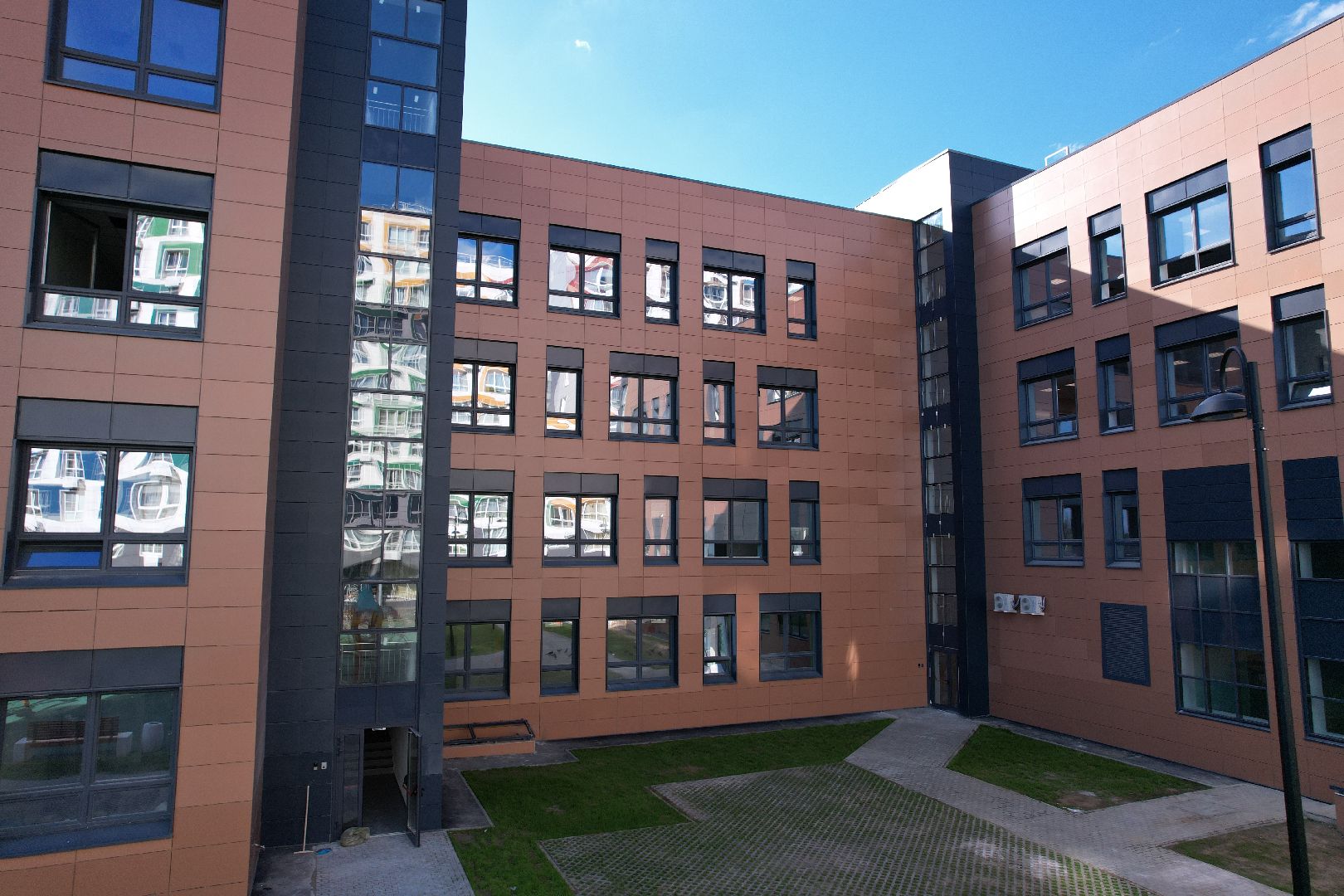 школа, учеба, дети,королёв, видео с коптера,