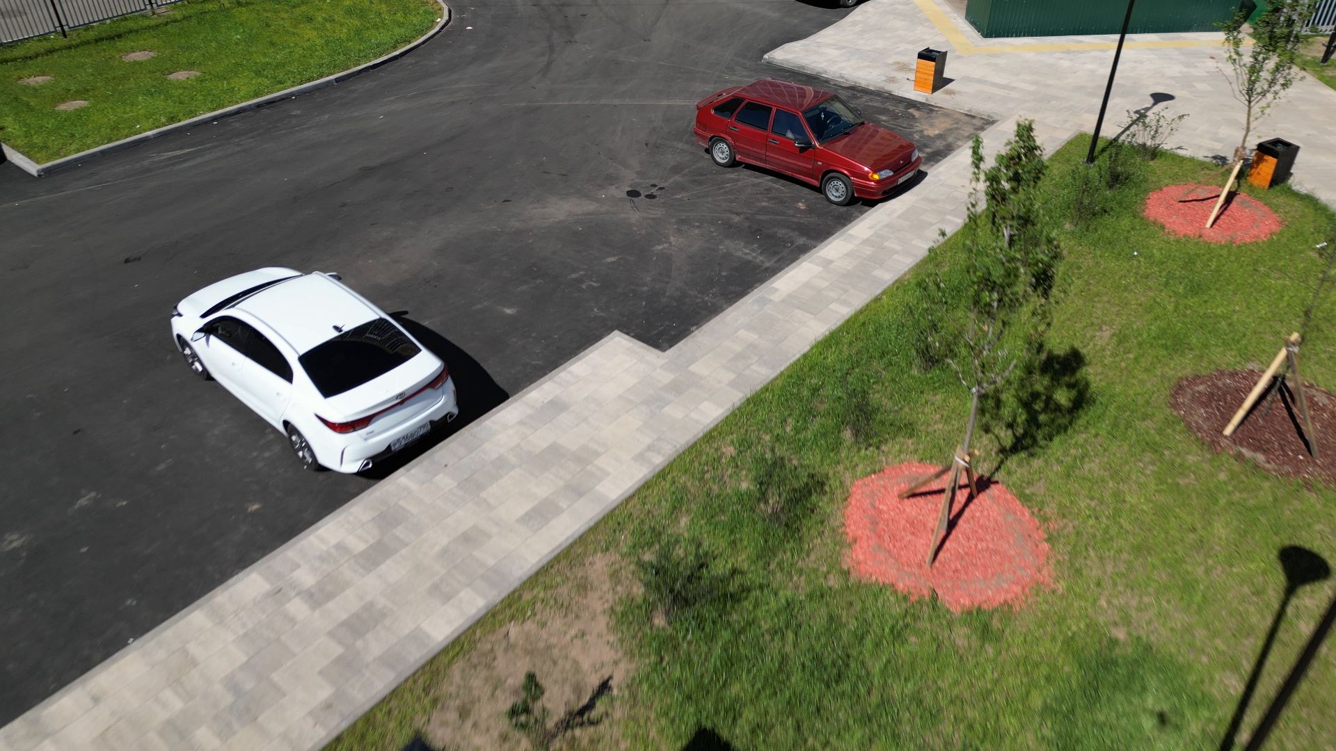 сквер, лыткарино,видео с коптера, дети,