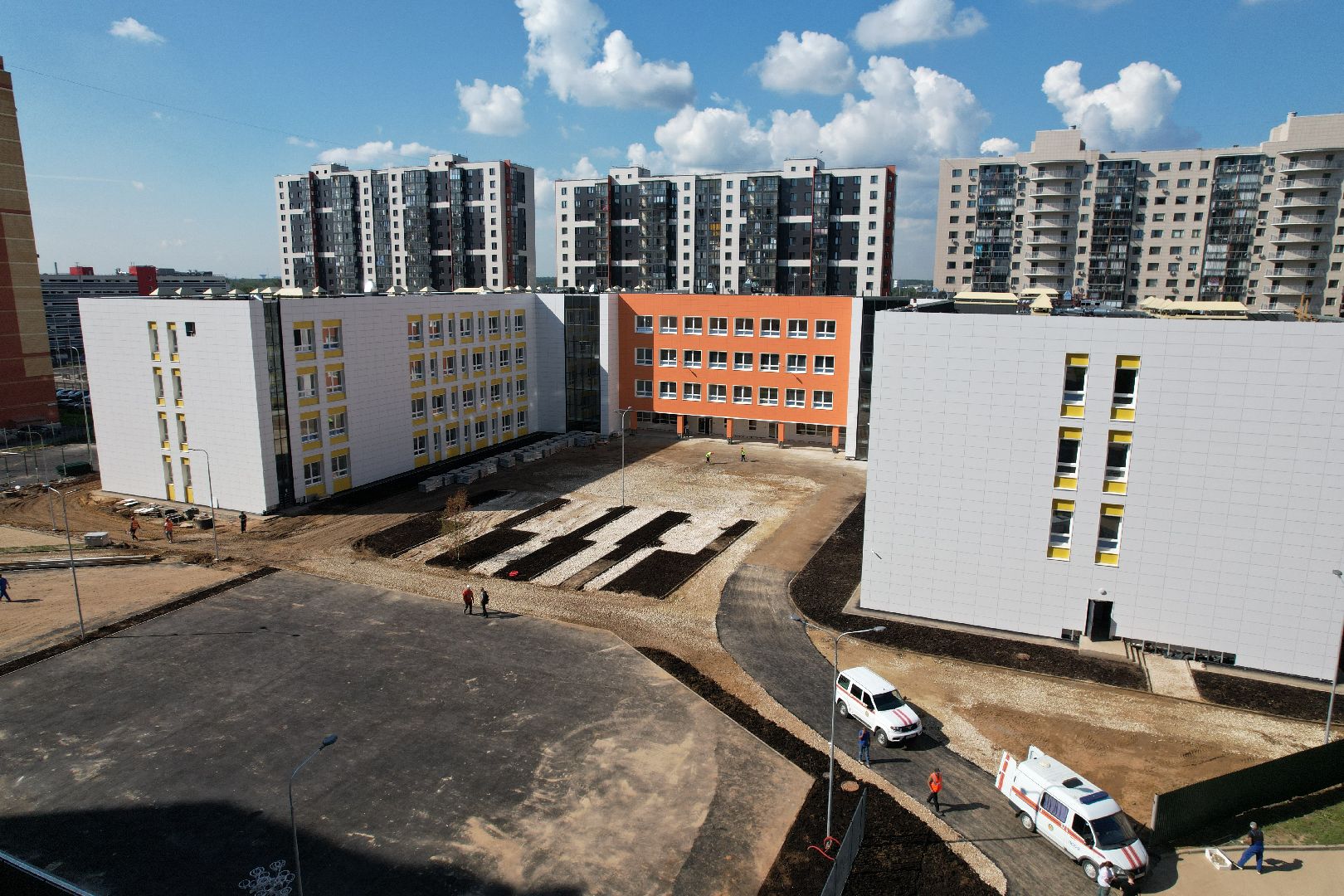 школа, щелково,образование, видео с коптера,