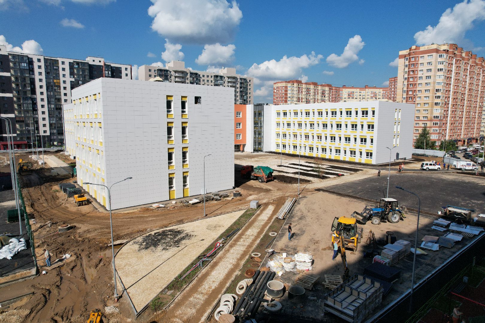 школа, щелково,образование, видео с коптера,