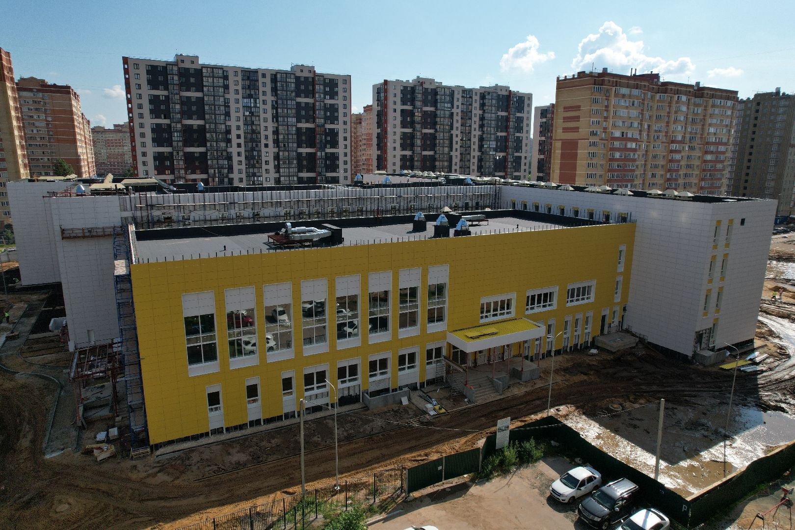 школа, щелково,образование, видео с коптера,