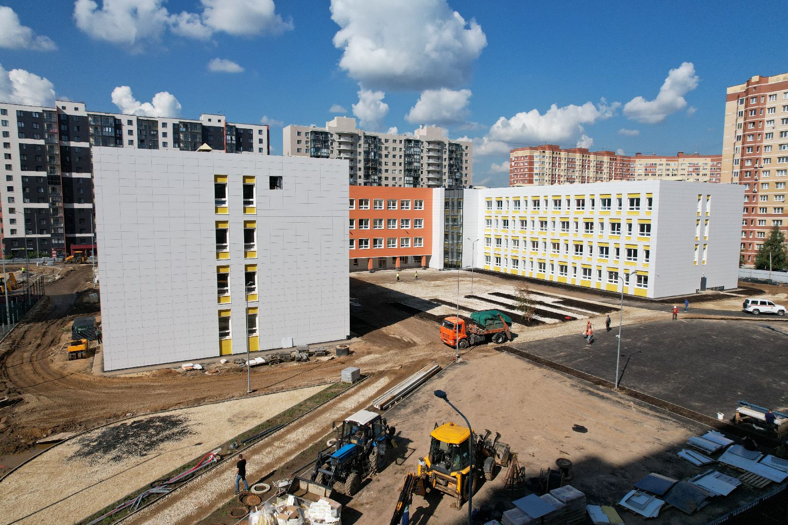 школа, щелково,образование, видео с коптера,