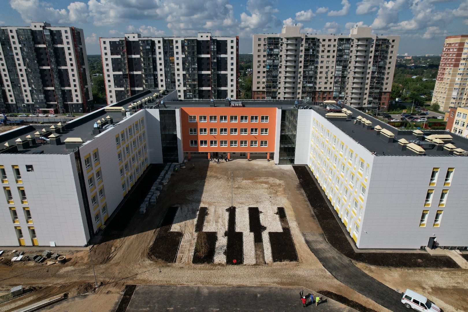 школа, щелково,образование, видео с коптера,