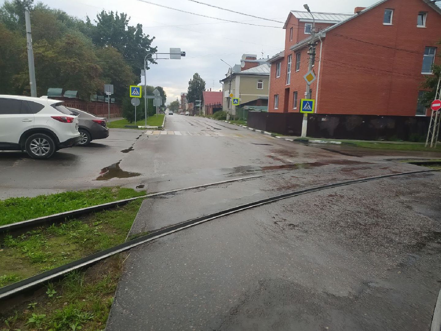 Коломна, дороги, лежачие полицейские, светофор