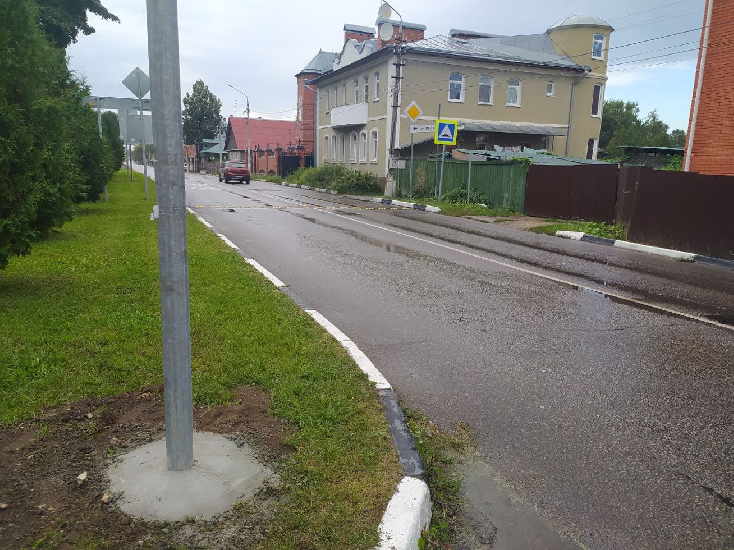 Коломна, дороги, лежачие полицейские, светофор